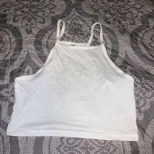 White crop top